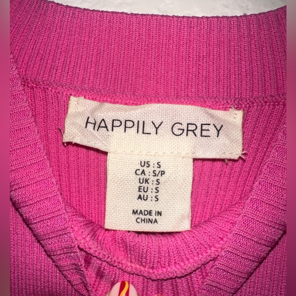 Pink Ribbed Body Suit - Picture 3 of 3